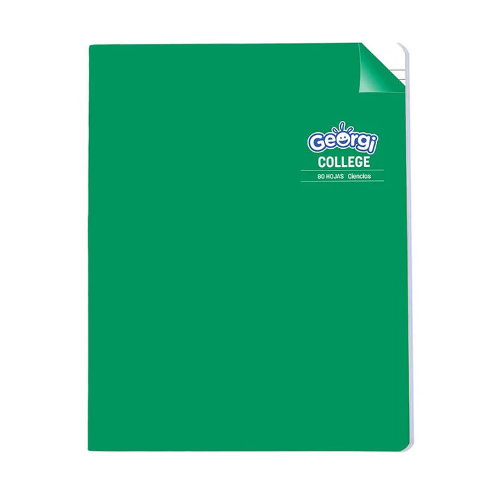 CUADERNO COLLEGE 80 HOJAS 7MM GEORGI