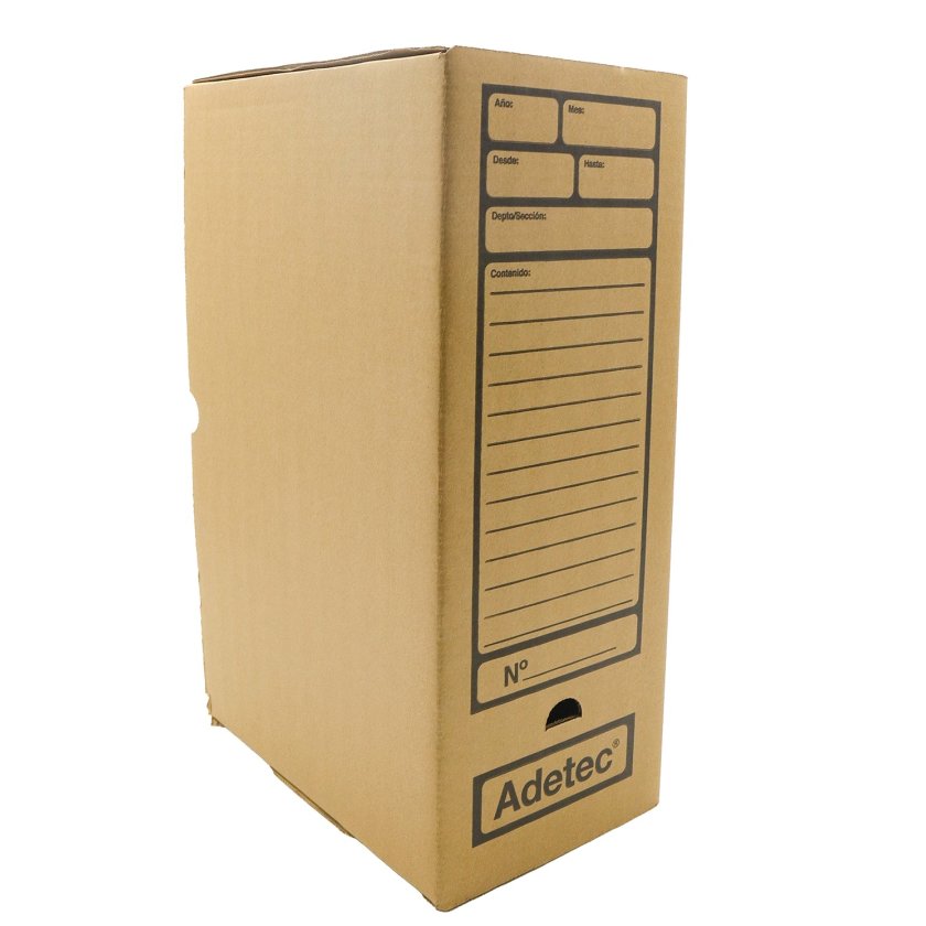 CAJA DE ARCHIVO ADETEC KRAFT TAMAÑO ESTÁNDAR