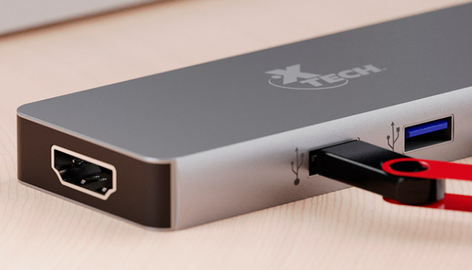XTEH USB-C 5-IN-1 MULTIPORT ADAPTER XTC-564