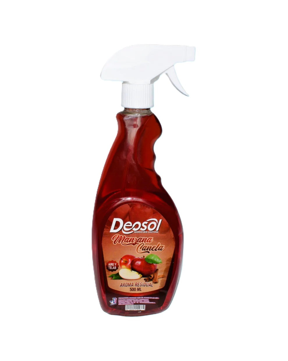 AROMATIZANTE DEOSOL MANZANA CANELA BOT 500 ML C/G