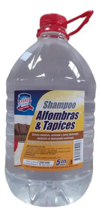 SHAMPOO DE ALFOMBRA Y TAPICES 5 LT LLABRES