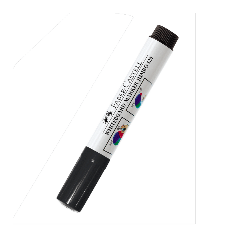 PLUMON PIZARRA FABER 123 JUMBO DESECH. NEGRO