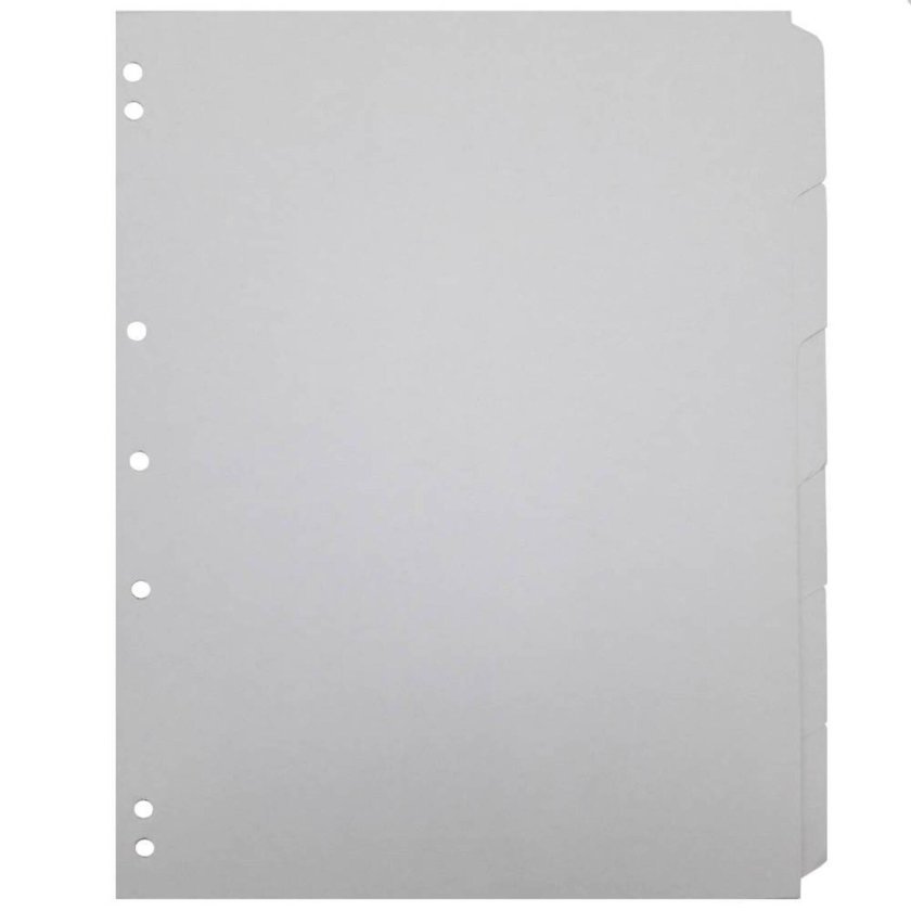 SEPARADOR HALLEY CARTA 6 DIVISIONES BLANCO