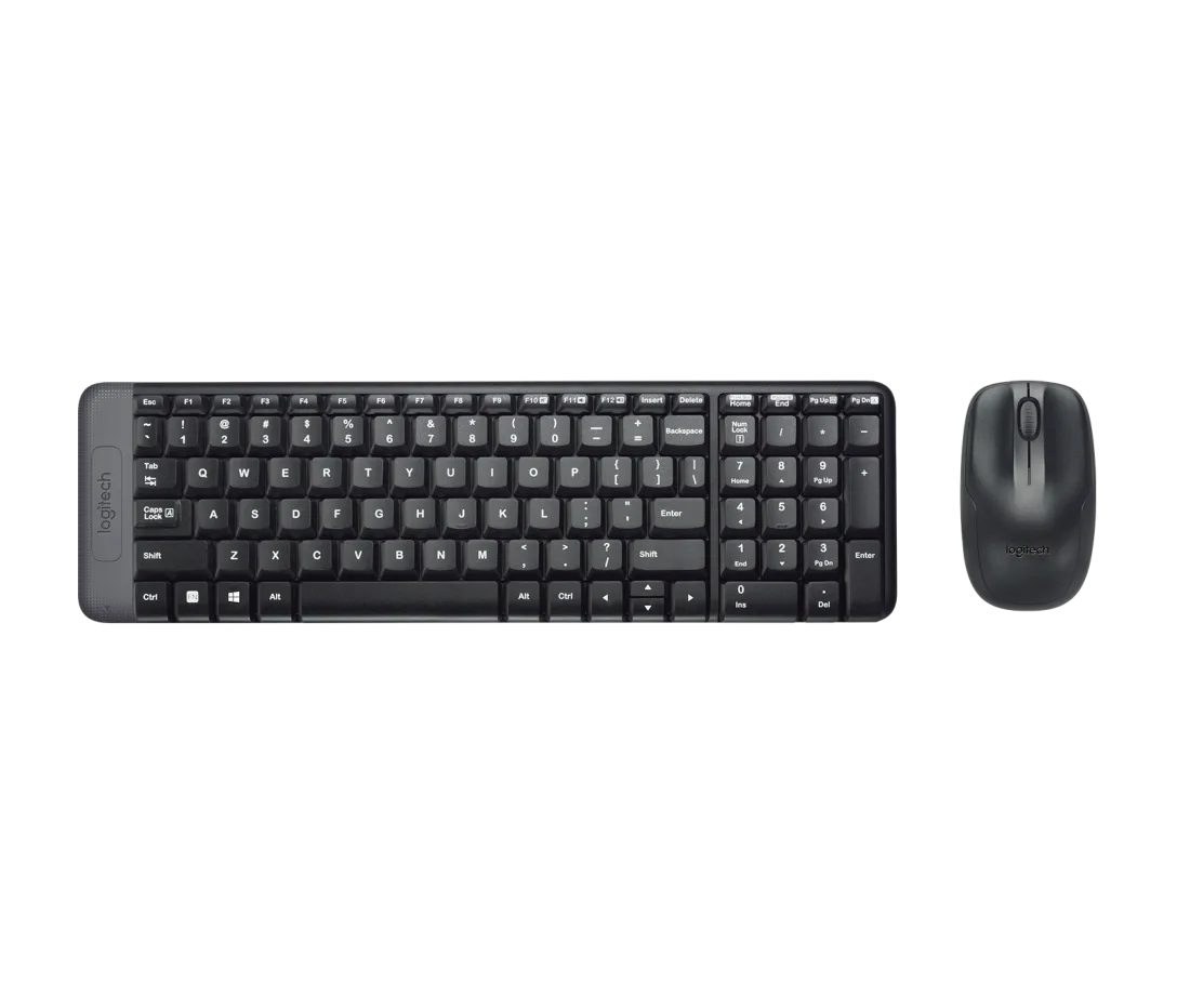 LOGITECH COMBO INALAMBRICO MK220 COMPACTO/SILENCIOSO/2.4GHZ