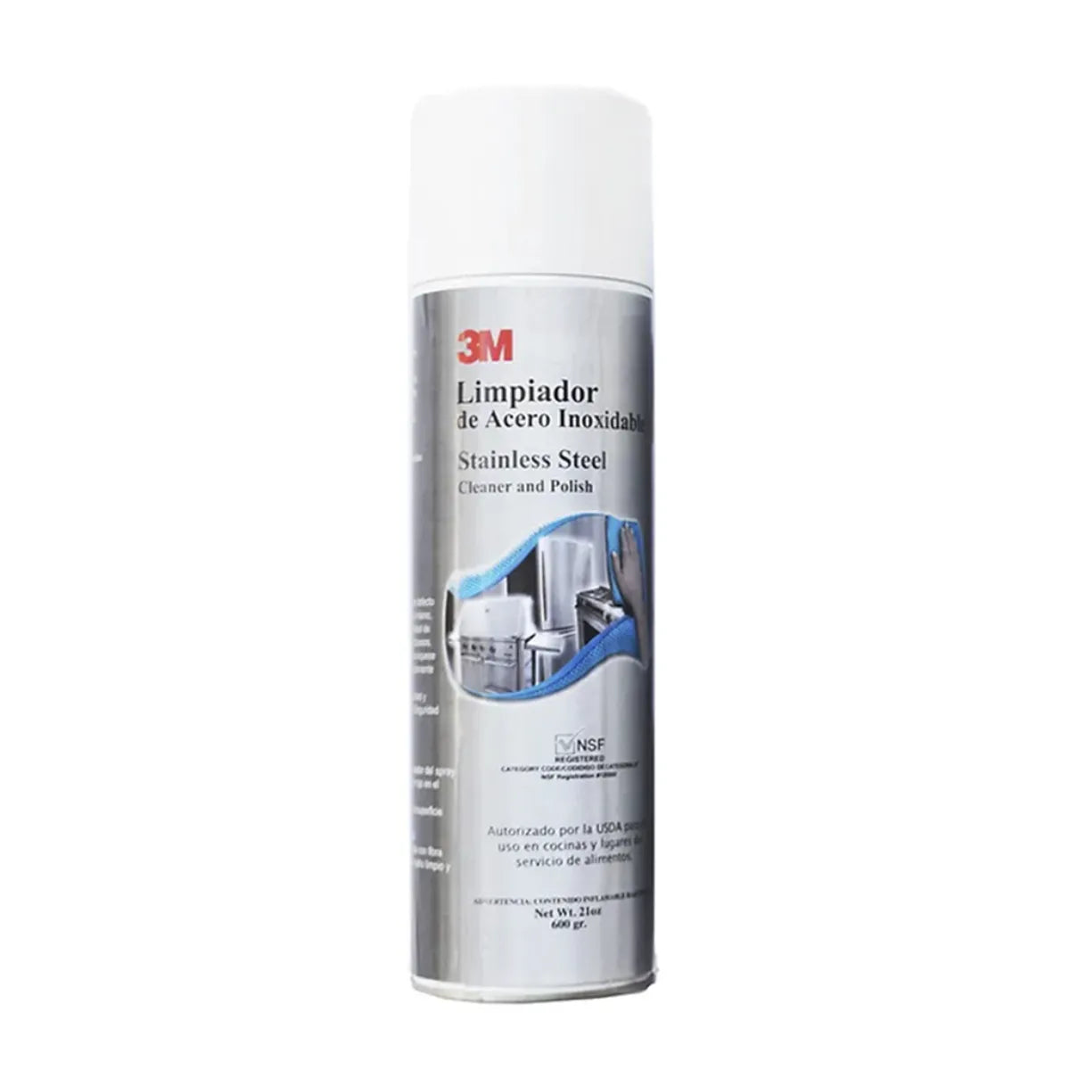 LIMPIADOR DE ACERO INOXIDABLE 3M 600 G