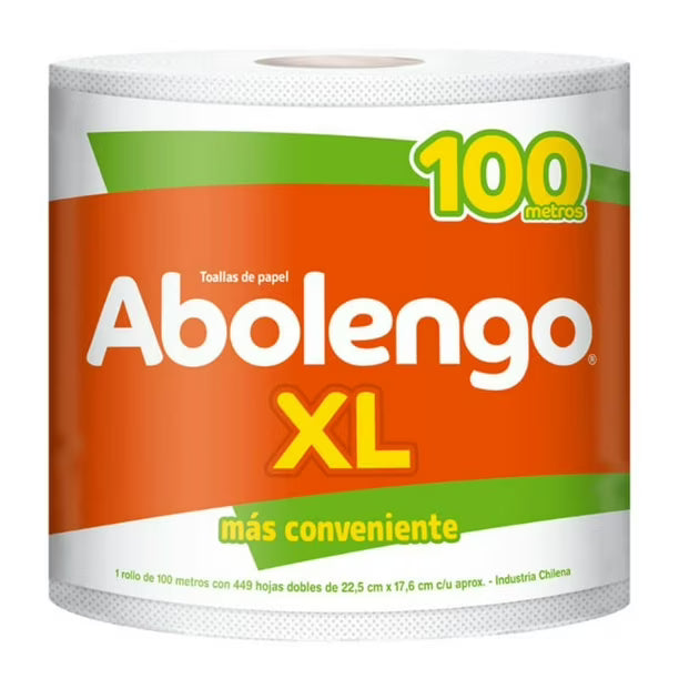 TOALLA DE PAPEL ABOLENGO XL 100 MTS