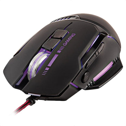 XTECH COMBATIVE WIRED GAMING MOUSE 7200DPI 4 LED XTM720