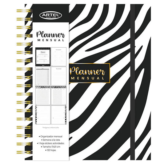 PLANNER 12 MESES EXOTIC 17 X 21 CM