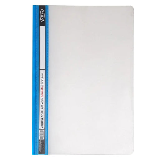 CARPETA ARTEL FAST VINIL OFICO AZUL