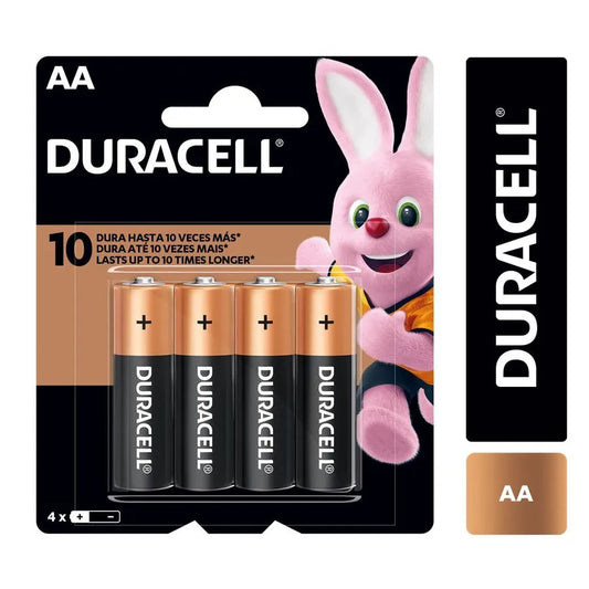 PILAS AA DURACEL 4 UNIDADES
