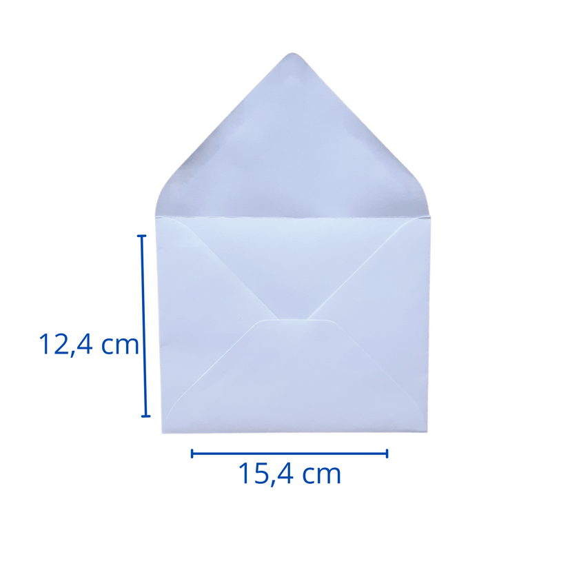 SOBRE CARTA BLANCO 12.4X15.4 80GR 50UD TEKNOFAS