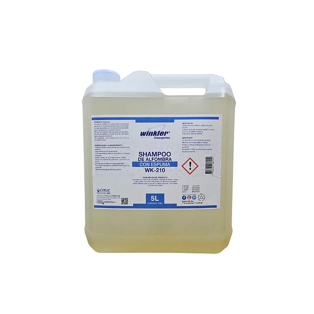 SHAMPOO PARA ALFOMBRAS. ENV. 5L. WK-210