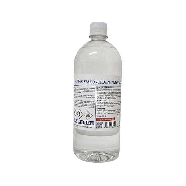 ALCOHOL ETILICO DESNATURALIZADO TECNICO 70% ENV. 1L.