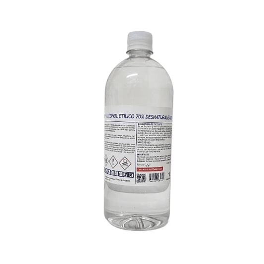 ALCOHOL ETILICO DESNATURALIZADO TECNICO 70% ENV. 1L.