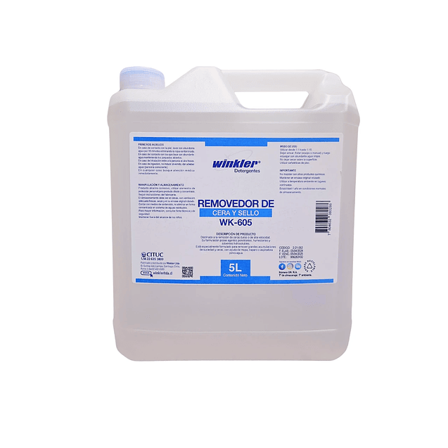 REMOVEDOR DE SELLO/CERA ENV. 5L. WK-605