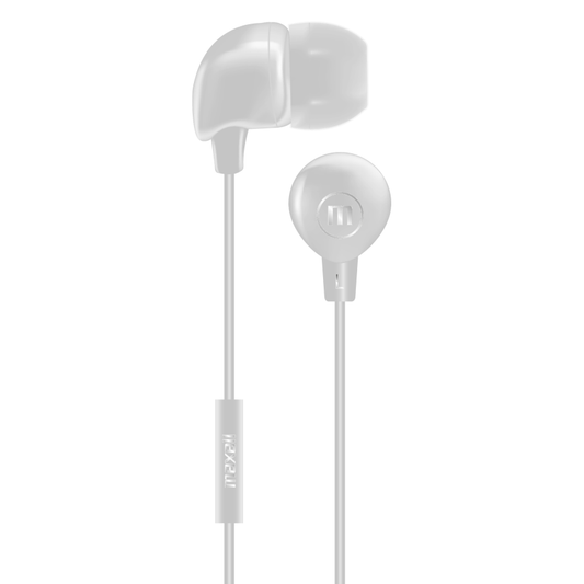 AUDIFONO MAXELL INBAX P/CELULAR+MICROF 3.5 BLANCO