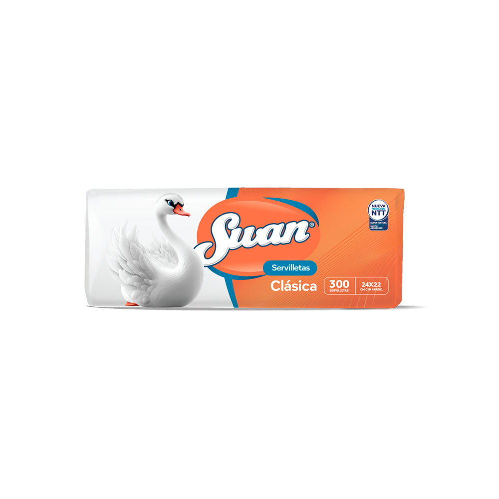 SERVILLETA SWAN 300 UNIDADES