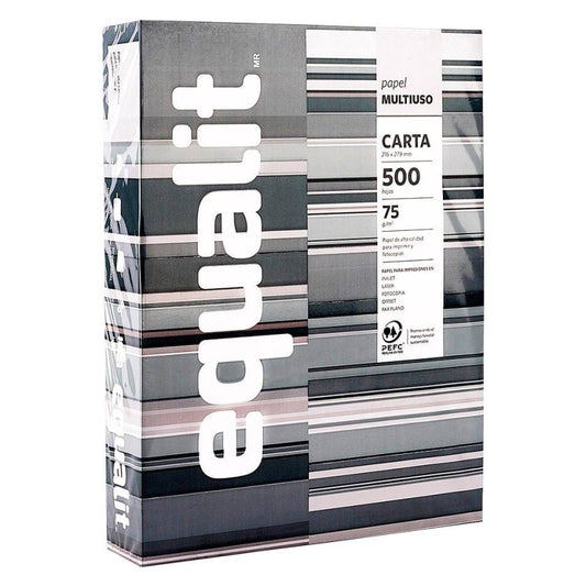PAPEL FOTOC. CARTA 75 GR EQUALIT M/POSITO. 500 HJ