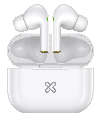 KLIPX AUDIFONOS TWS TUNEFIBUDS 37HRS AUTONOMIA BLANCO