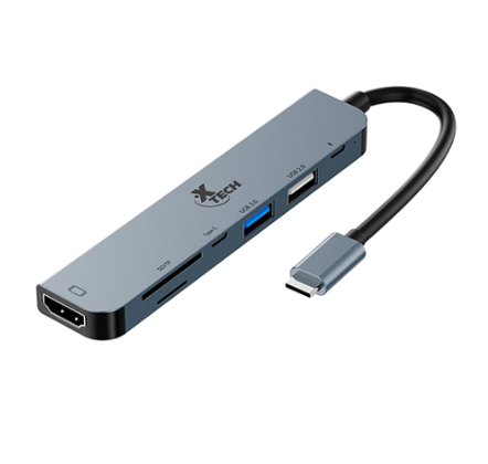 XTEH USB-C 7-IN-1 MULTIPORT ADAPTER XTC-571