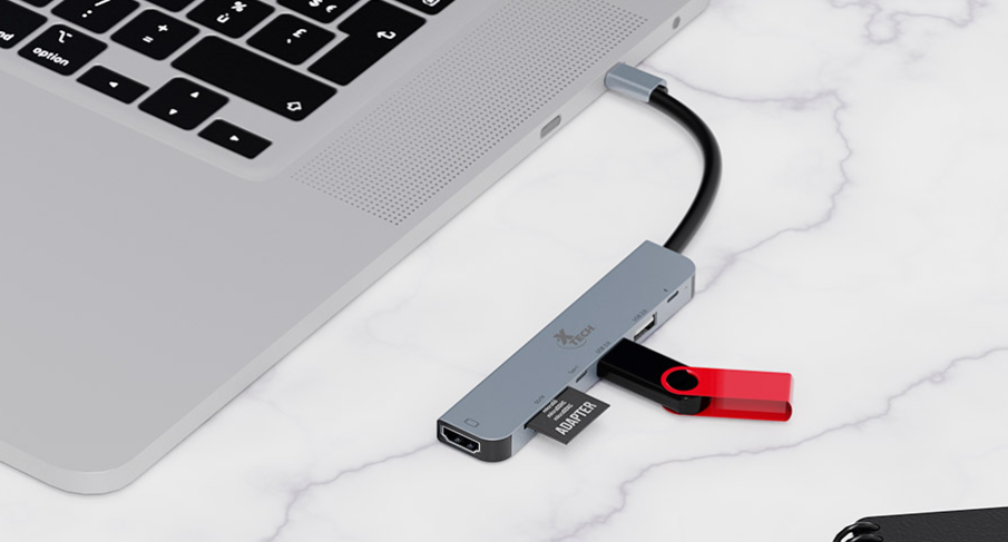 XTEH USB-C 7-IN-1 MULTIPORT ADAPTER XTC-571