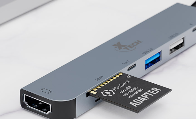 XTEH USB-C 7-IN-1 MULTIPORT ADAPTER XTC-571