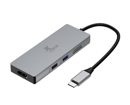 XTEH USB-C 5-IN-1 MULTIPORT ADAPTER XTC-564