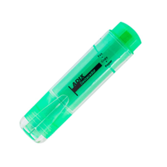 DESTACADOR ADIX PALETA TRANSPARENTE VERDE