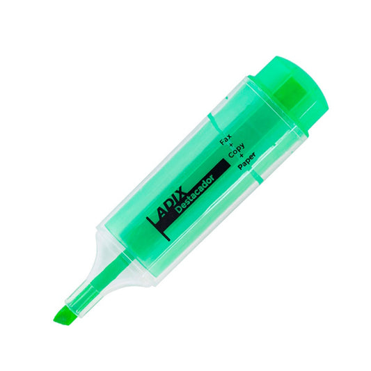 DESTACADOR ADIX PALETA TRANSPARENTE VERDE