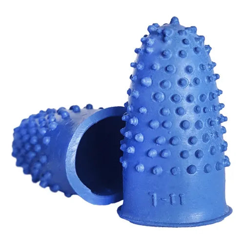 DEDAL DE GOMA N° 11 AZUL BOLSA 12 UD
