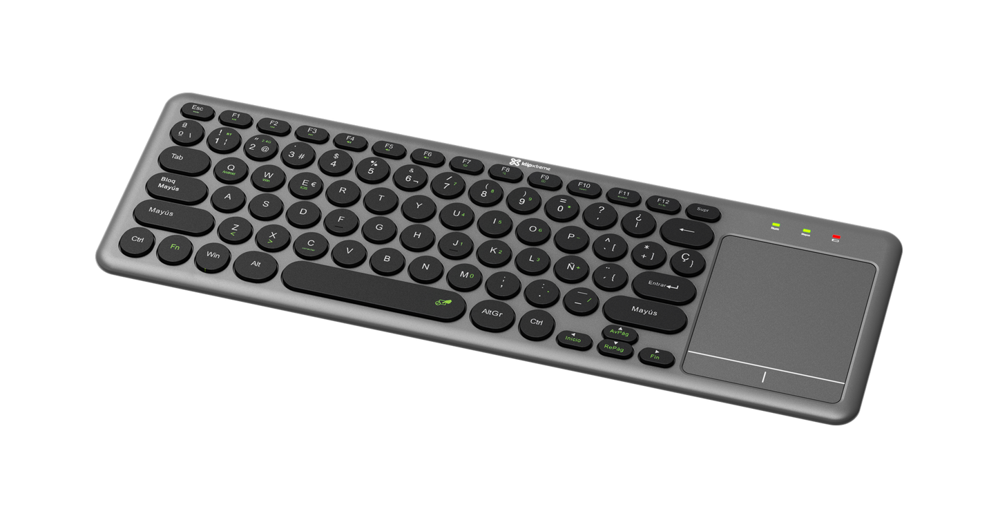 KX KYBD/MSE WLS KCK-550S COMBO SPANISH DUAL BT2.4 TOUCHPAD