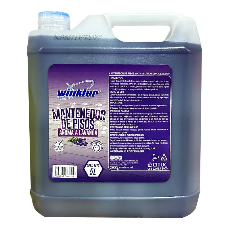 MANTENEDOR DE PISO LAVANDA ENV. 5L WK-635LPU