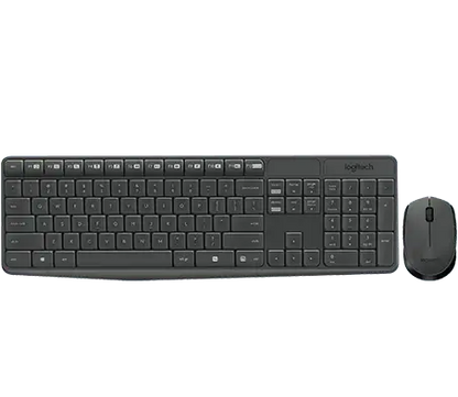 LOGITECH COMBO INALAMBRICO MK235 ANTIDERRAME/PATAS INCLINABL
