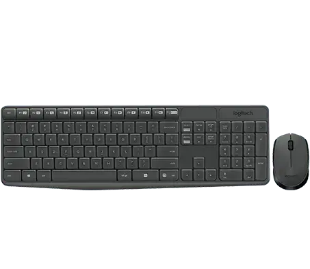 LOGITECH COMBO INALAMBRICO MK235 ANTIDERRAME/PATAS INCLINABL