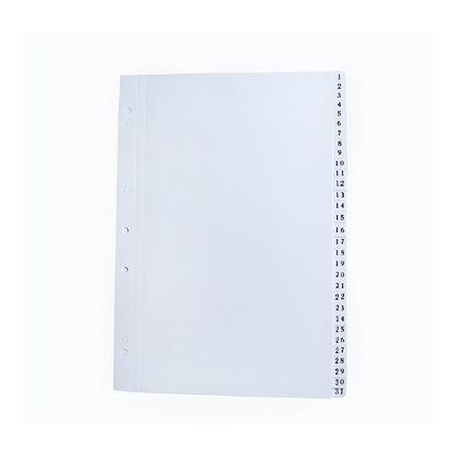 SEPARADOR OFICIO DIARIO NUMERICO JS 1-31