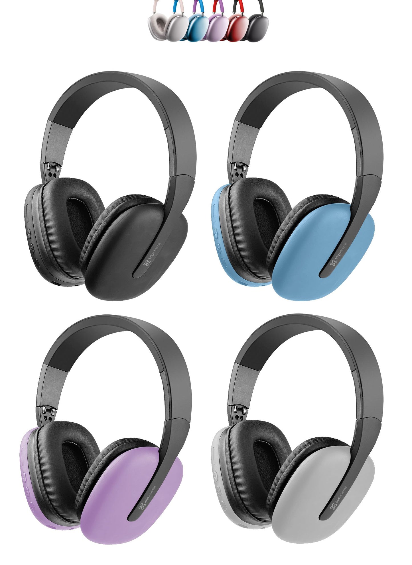 KX HEADPHONES WLS-BT KWH-010PR ON-EAR 25HRS BLUETOOTH PURPLE