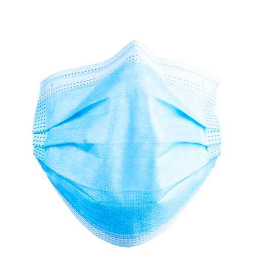 MASCARILLA DESECHABLE 3 PLIEGUES IPRO AZUL CAJA 50 UND