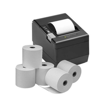 ROLLO TERMICO 48GR ROLLO PAPEL TERMICO 80X80 MM GACCOA (PACK 5 ROLLOS)